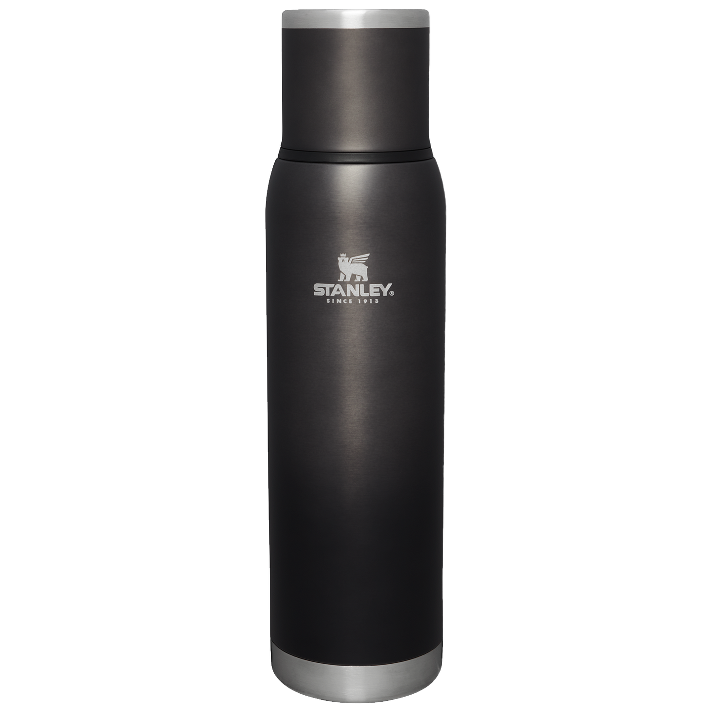 Stanley 1.1 QT Adventure To Go Bottle with Insulated lid in Charcoal Black