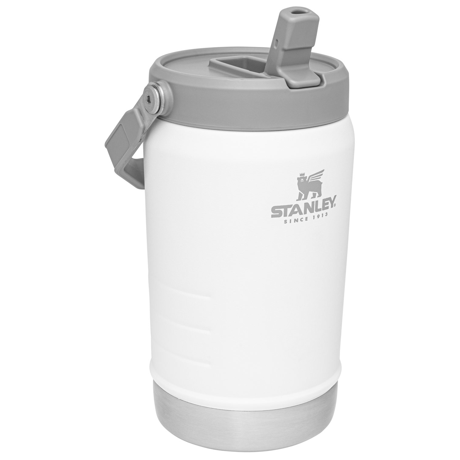 Stanley IceFlow 40 oz Stainless Steel Tumbler in Polar White with flip straw lid