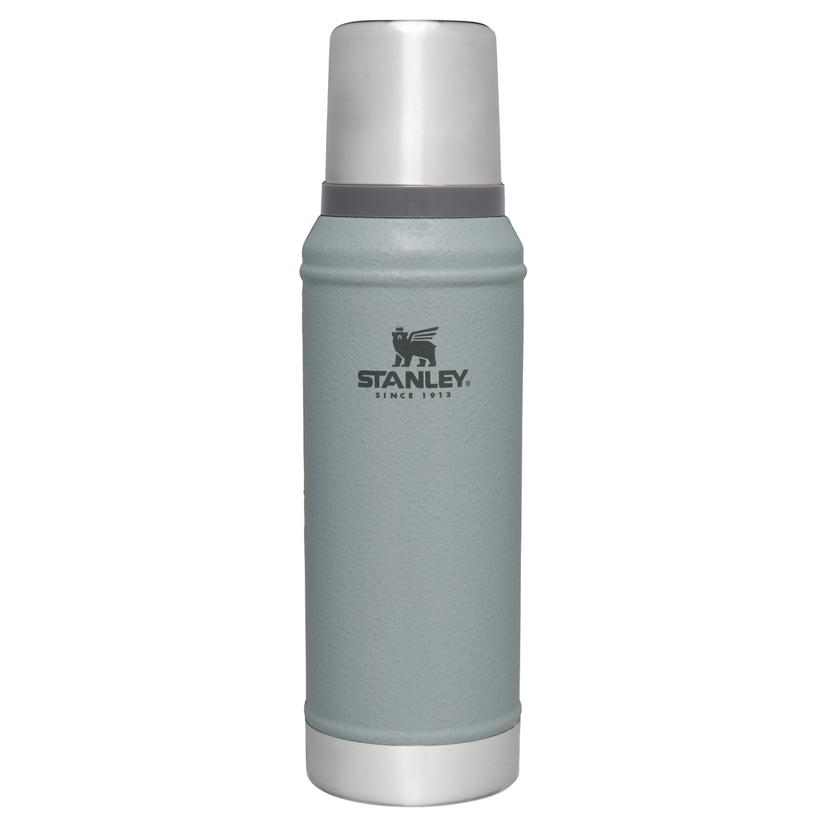 Leakproof Stainless Steal Classic Legendary Bottle in Hammertone Silver