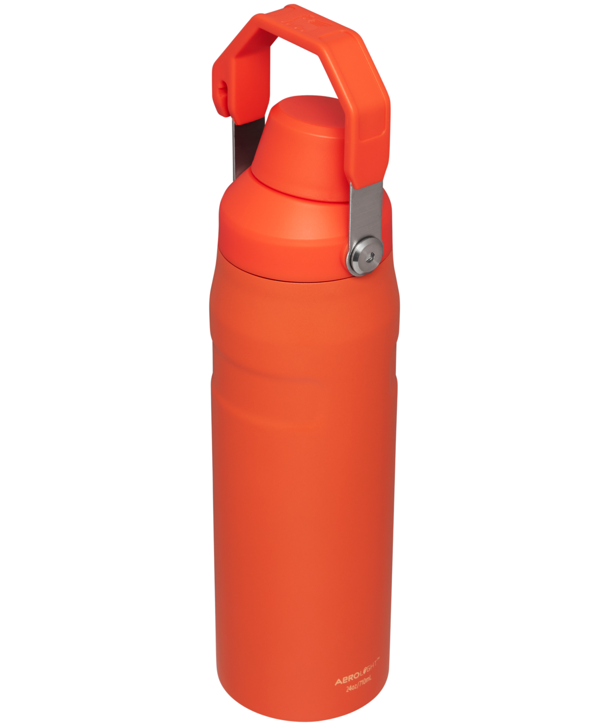 Stanley IceFlow Water Bottle with Fast Flow Lid 24 OZ In Tigerlily Orange