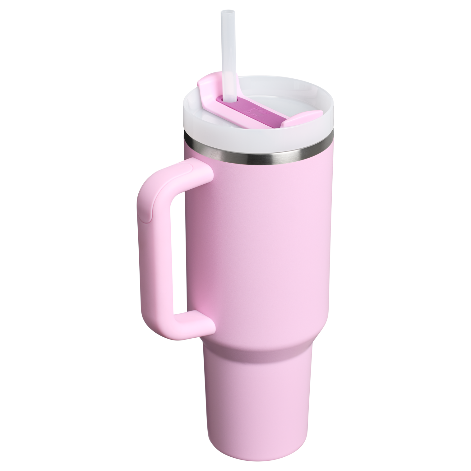 Stanley Quencher H2.O FlowState Tumbler Cup 40 OZ In Cherry Blossom Pink