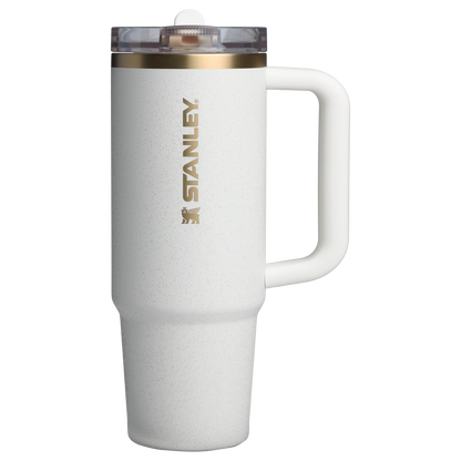 The Stanley Quencher ProTour Flip Straw Insulated Tumbler 30 Oz in Cream Moon White