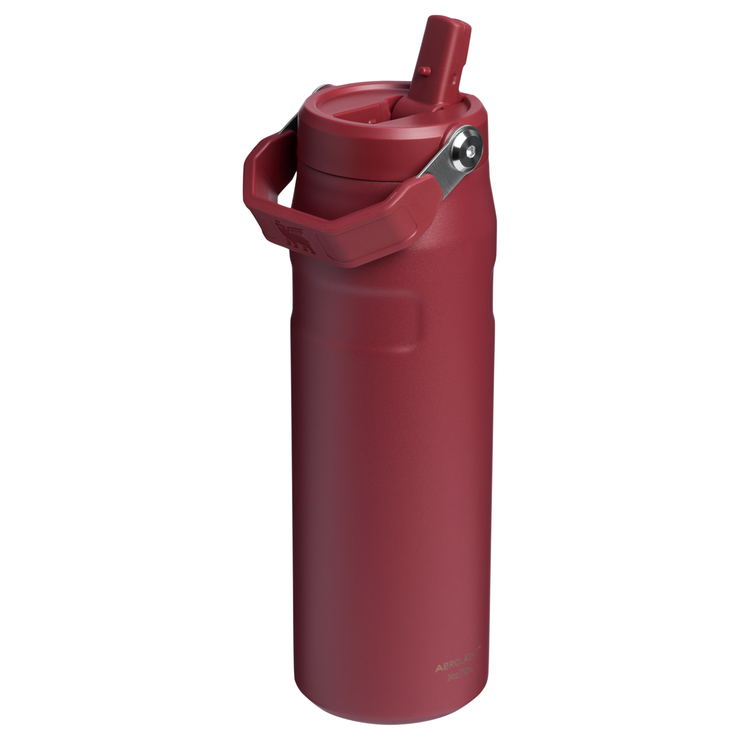 Stanley IceFlow Aerolight Bottle With Flip Straw 24 OZ In Gilded Pomegranate Red