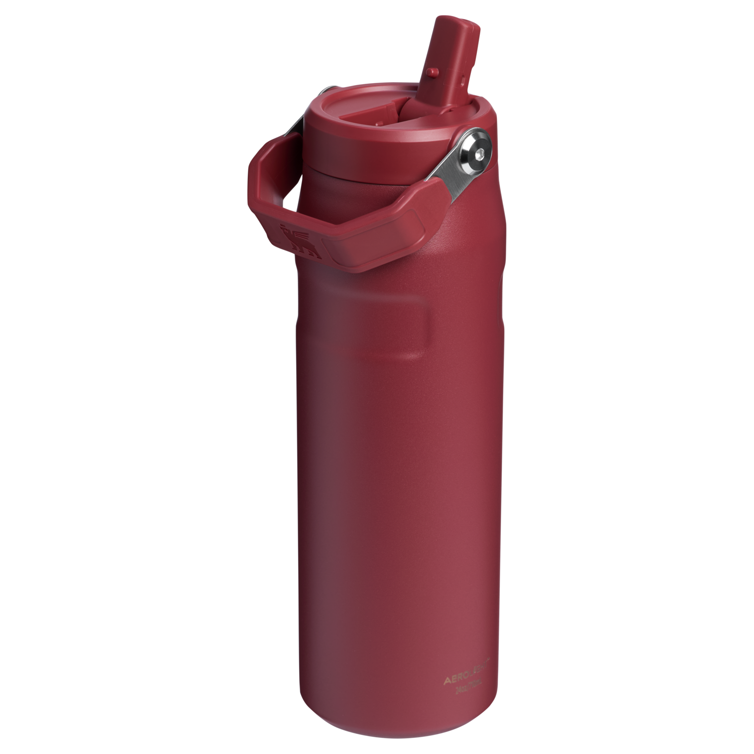 Stanley IceFlow Aerolight Bottle With Flip Straw 24 OZ In Gilded Pomegranate Red