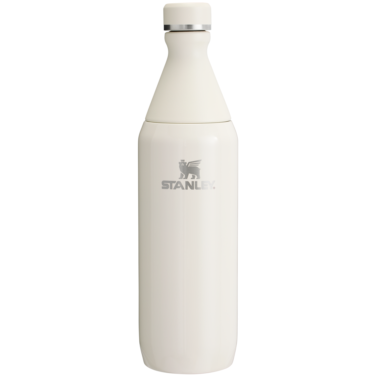Stanley All Day Slim Water Bottle 20 OZ In Cream White Gloss