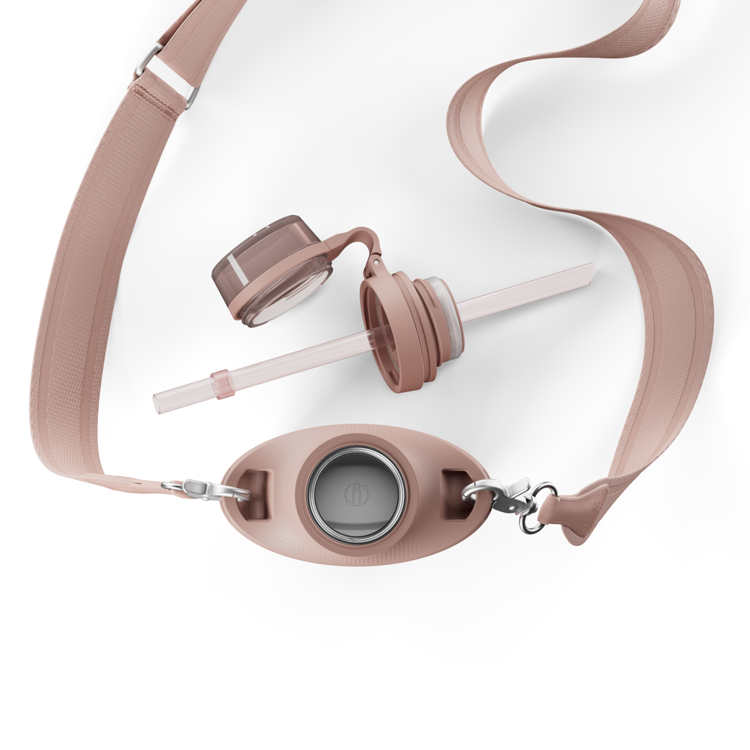Stanley Crossbody Water Bottle Top in Rose Quartz