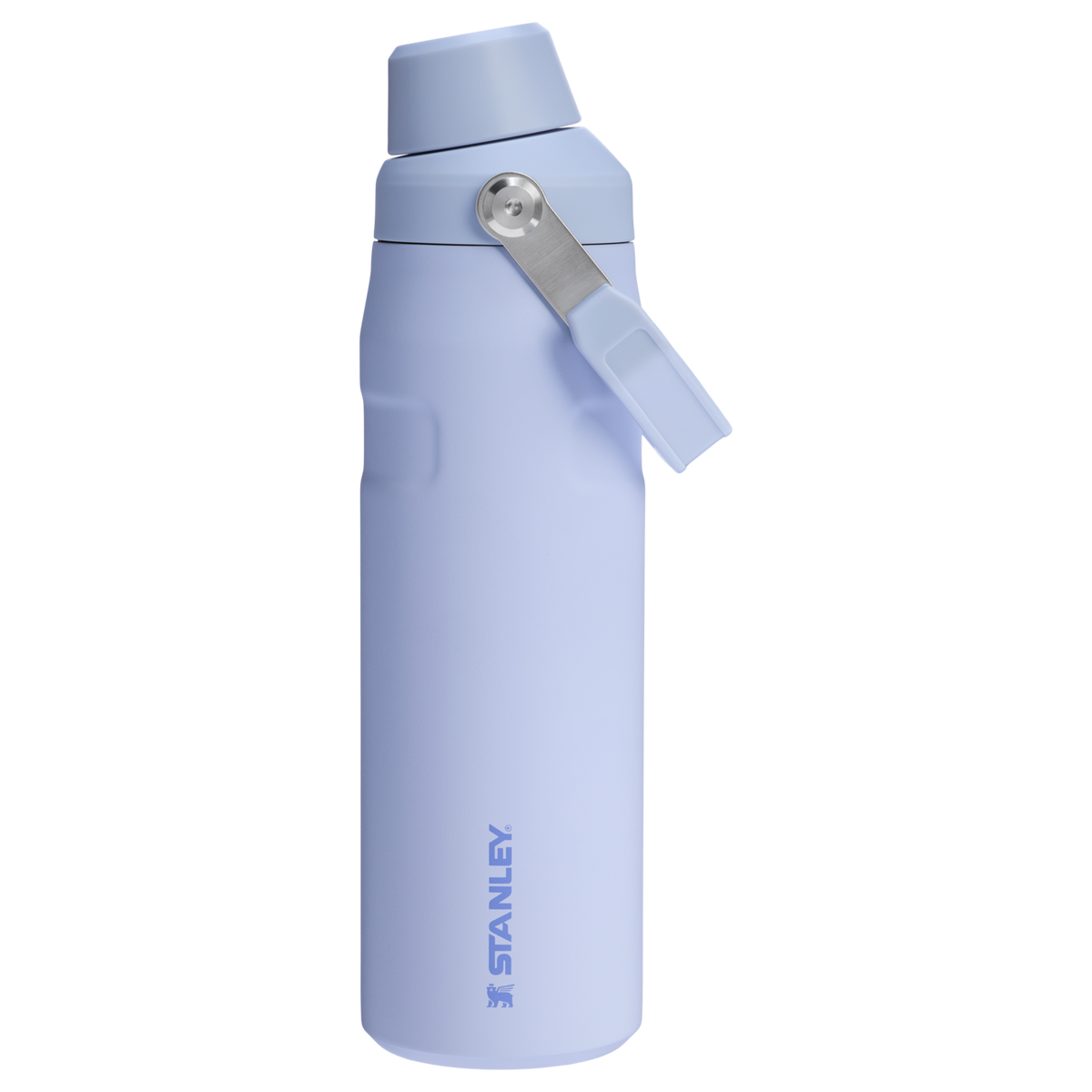 Stanley 24 OZ IceFlow Aerolight Stainless Steel Water Bottle In Dew Drop Purple with Fast Flow Lid