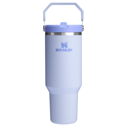 Stanley 40 OZ IceFlow Stainless Steel Water Bottle In Dew Drop Purple n with Flip Straw