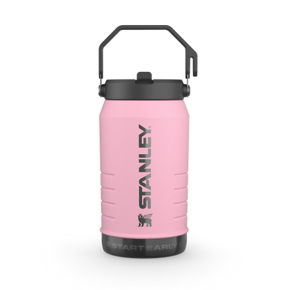 The Messi x Stanley IceFlow™ Water Jug with Fast Flow Lid 64 OZ In Messi GOAT Pink