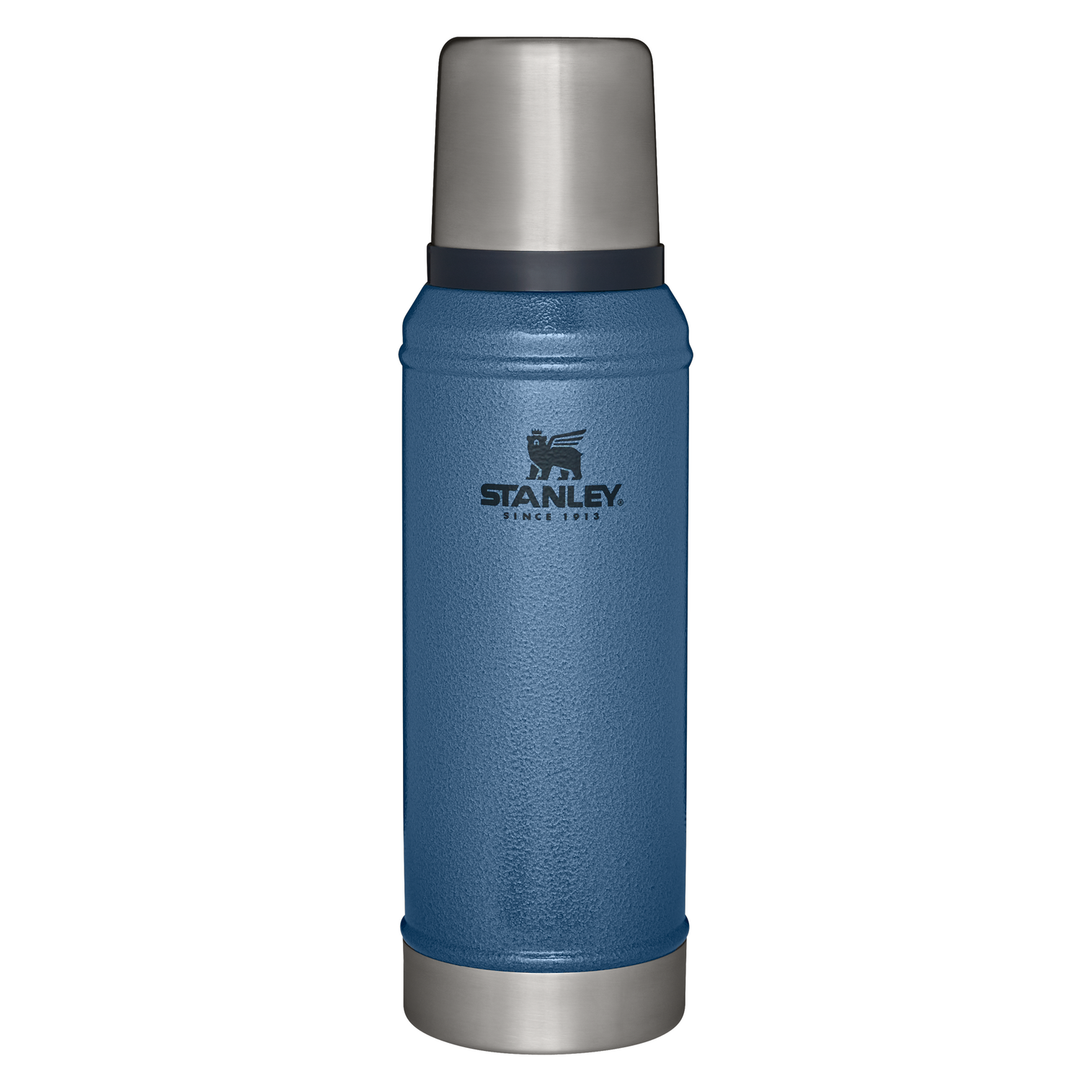 Stanley 1 Quart Legendary Classic Insulated Vacuum Bottle In Hammertone Lake Blue