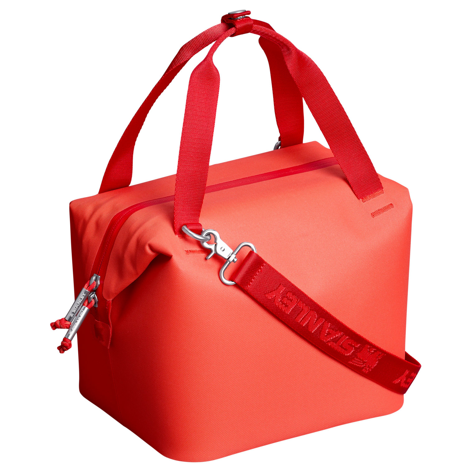 Stanley 7.4 Quart All Day Julienne Mini Soft Sided Cooler In Hot Coral Red