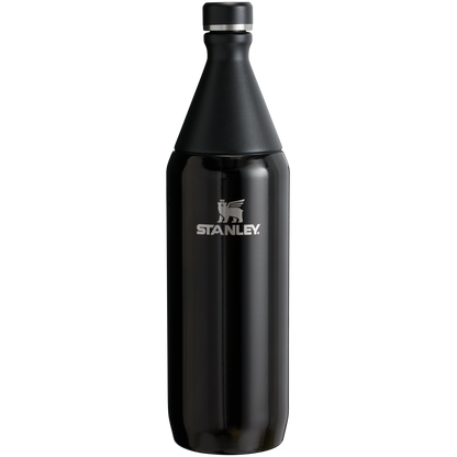 Stanley All Day Slim Water Bottle 34 OZ In Black Gloss
