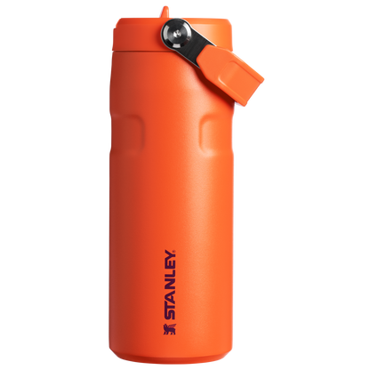 Stanley IceFlow Aerolight stainless steel water bottle in Tigerlily Plum with Flip Straw