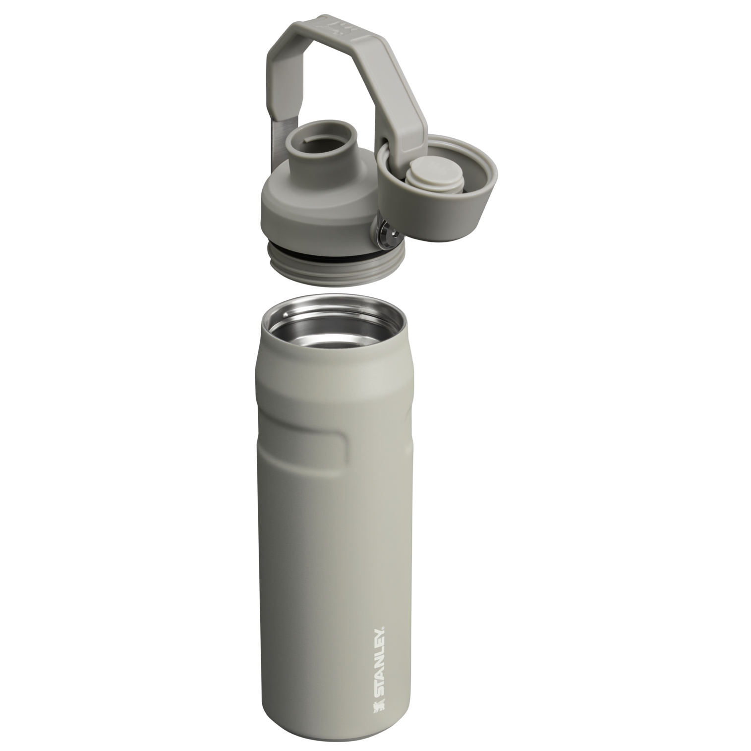 Stanley IceFlow Water Bottle with Fast Flow Lid 24 OZ In Ash Grey