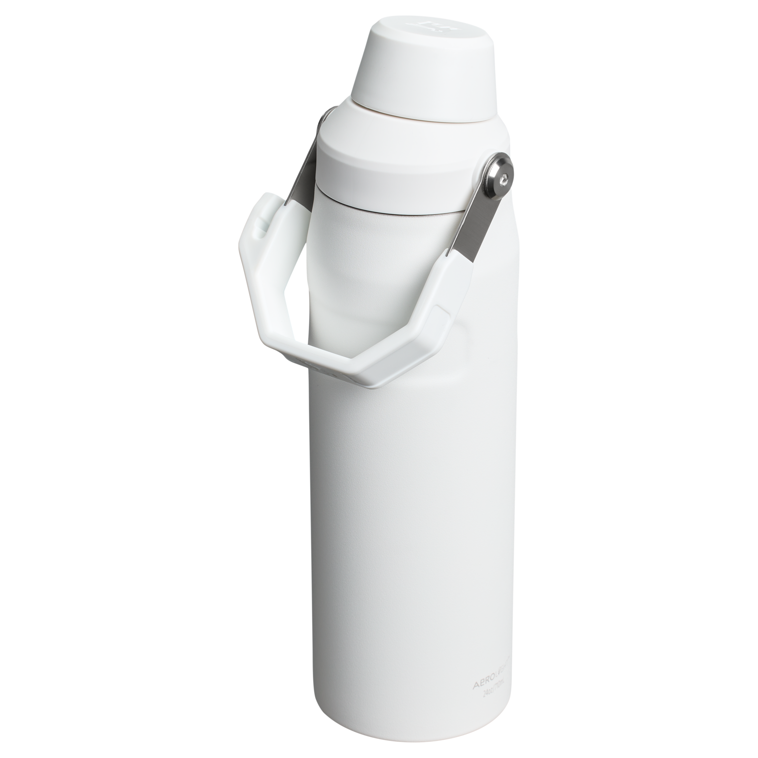 Stanley 24 OZ IceFlow Aerolight Stainless SteelWater Bottle In Frost White