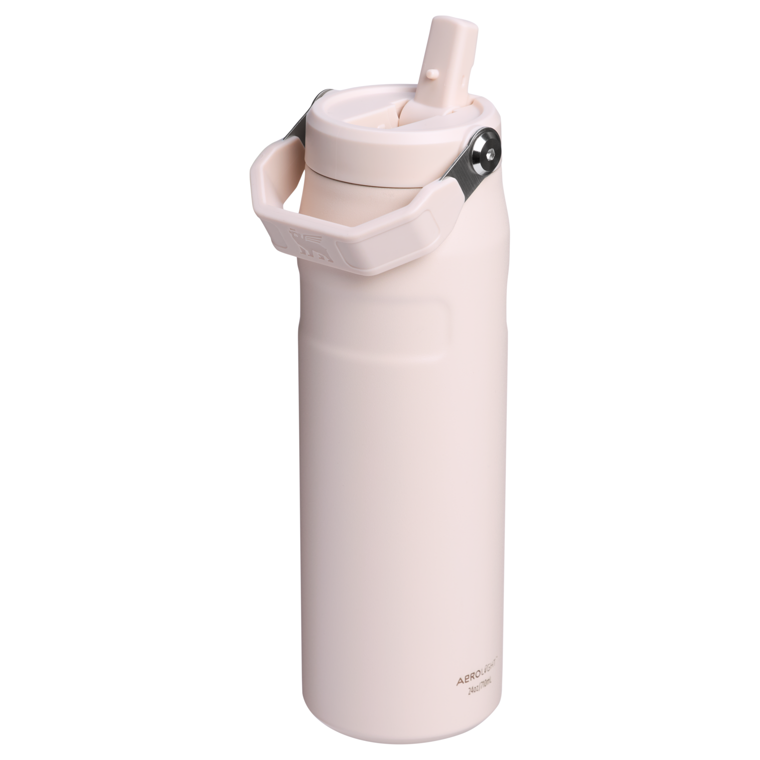 Stanley IceFlow Aerolight Water Bottle With Flip Straw 24O in Gilded Sugar Pink