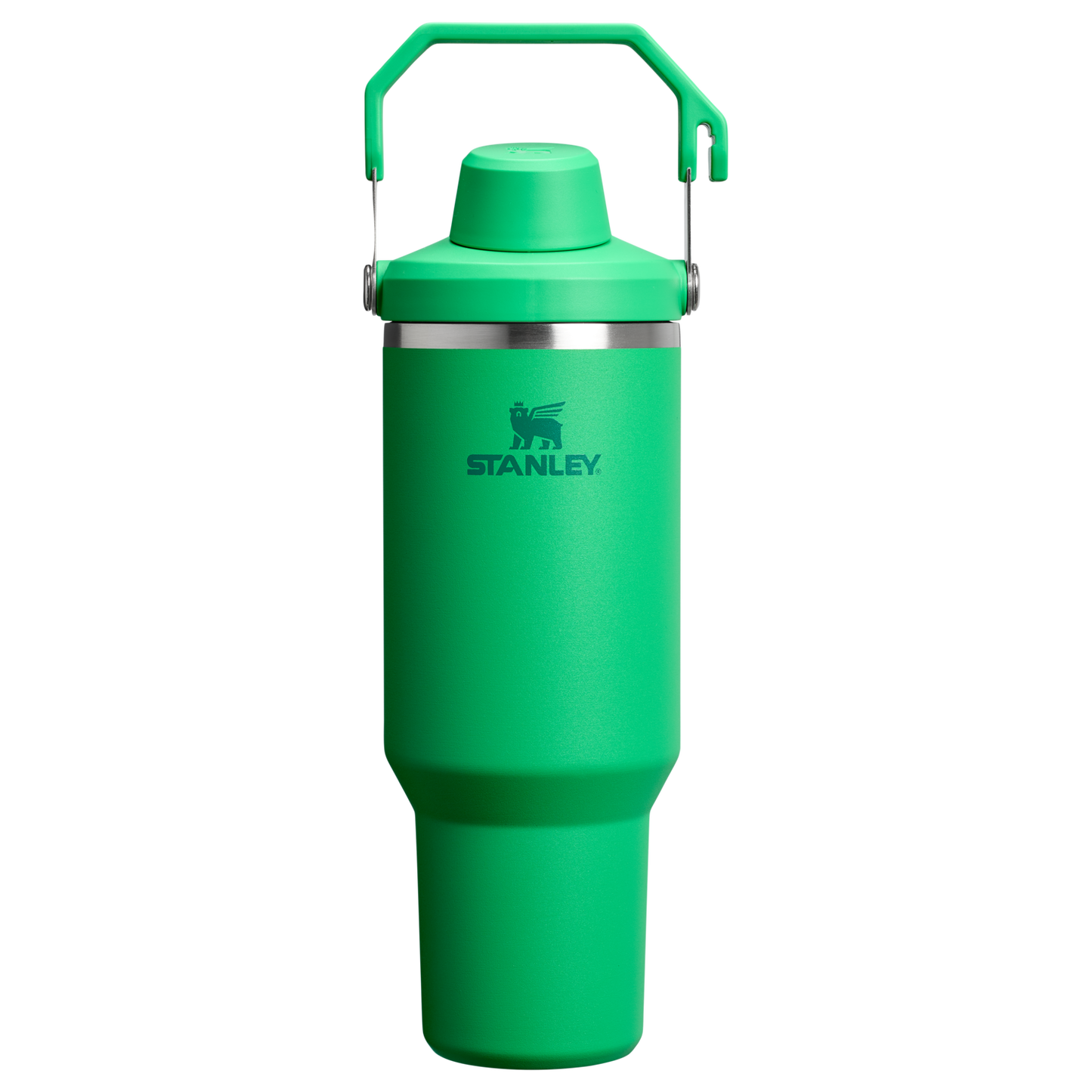 Stanley 40 OZ Ice Flow Fast Flow Insulated Tumbler In Meadow Green