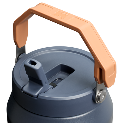 Stanley 64 OZ IceFlow Flip Straw Water Jug In Twilight Blue