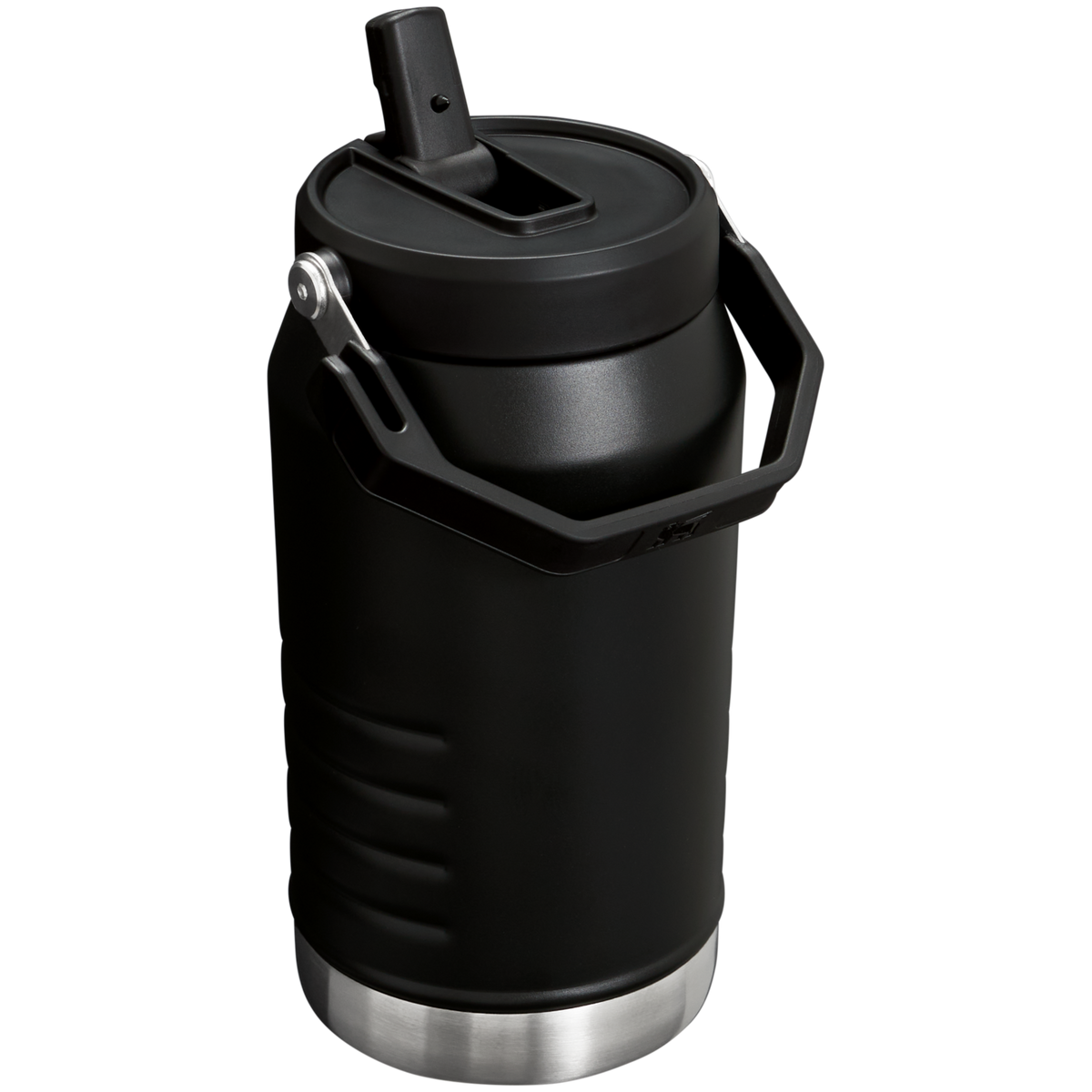 Stanley IceFlow 64 oz Stainless Steel Tumbler in Black with flip straw lid