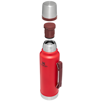 The Stanley Legendary Classic Vacuum Bottle in 1.5 QT in Lava Red
