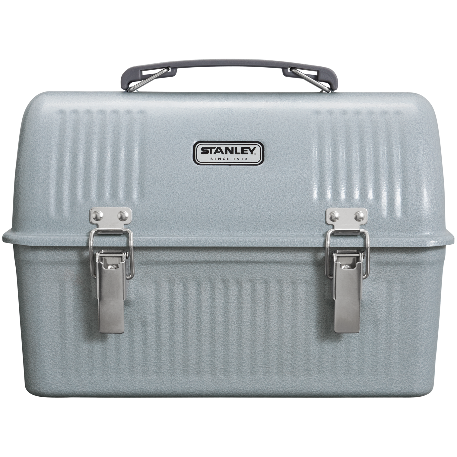 Stanley Legendary Classic Metal Lunch Box 10 QT In Hammertone Silver