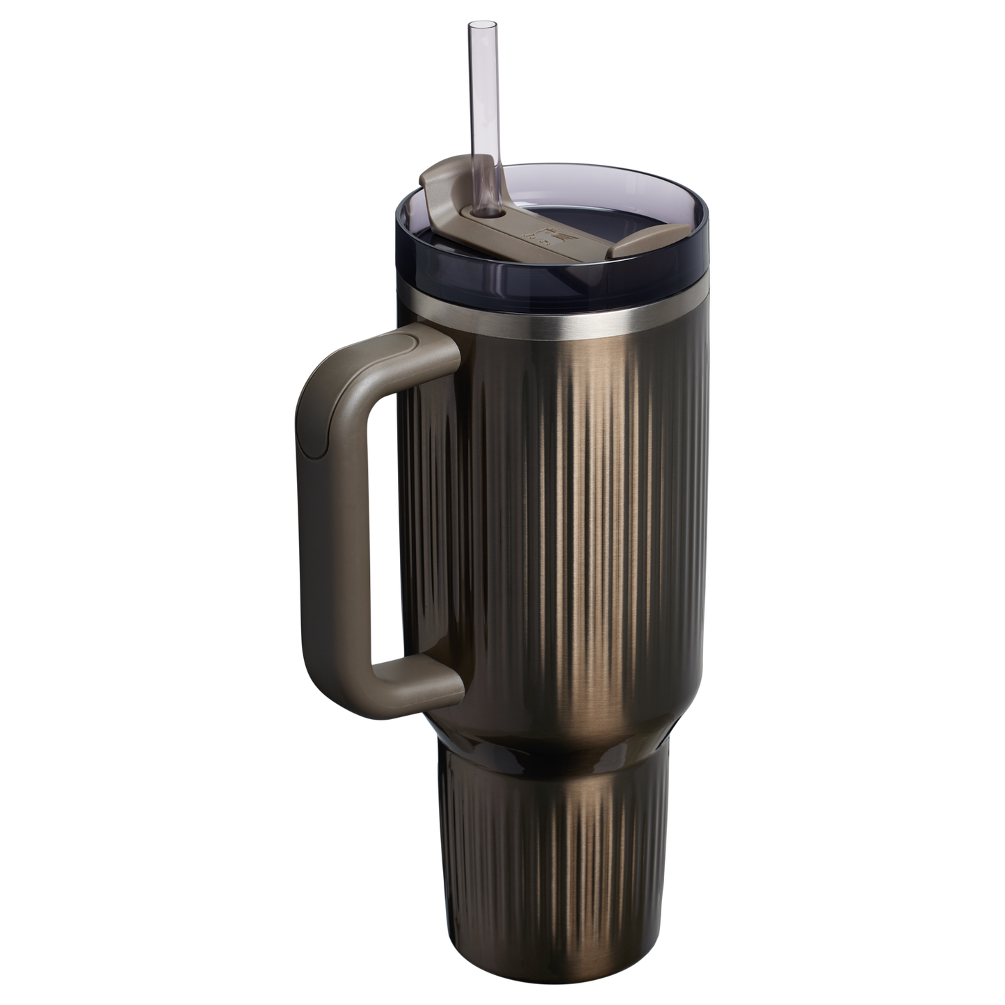 Stanley 40 OZ Quencher Fluted Insulate Tumbler In Gunmetal