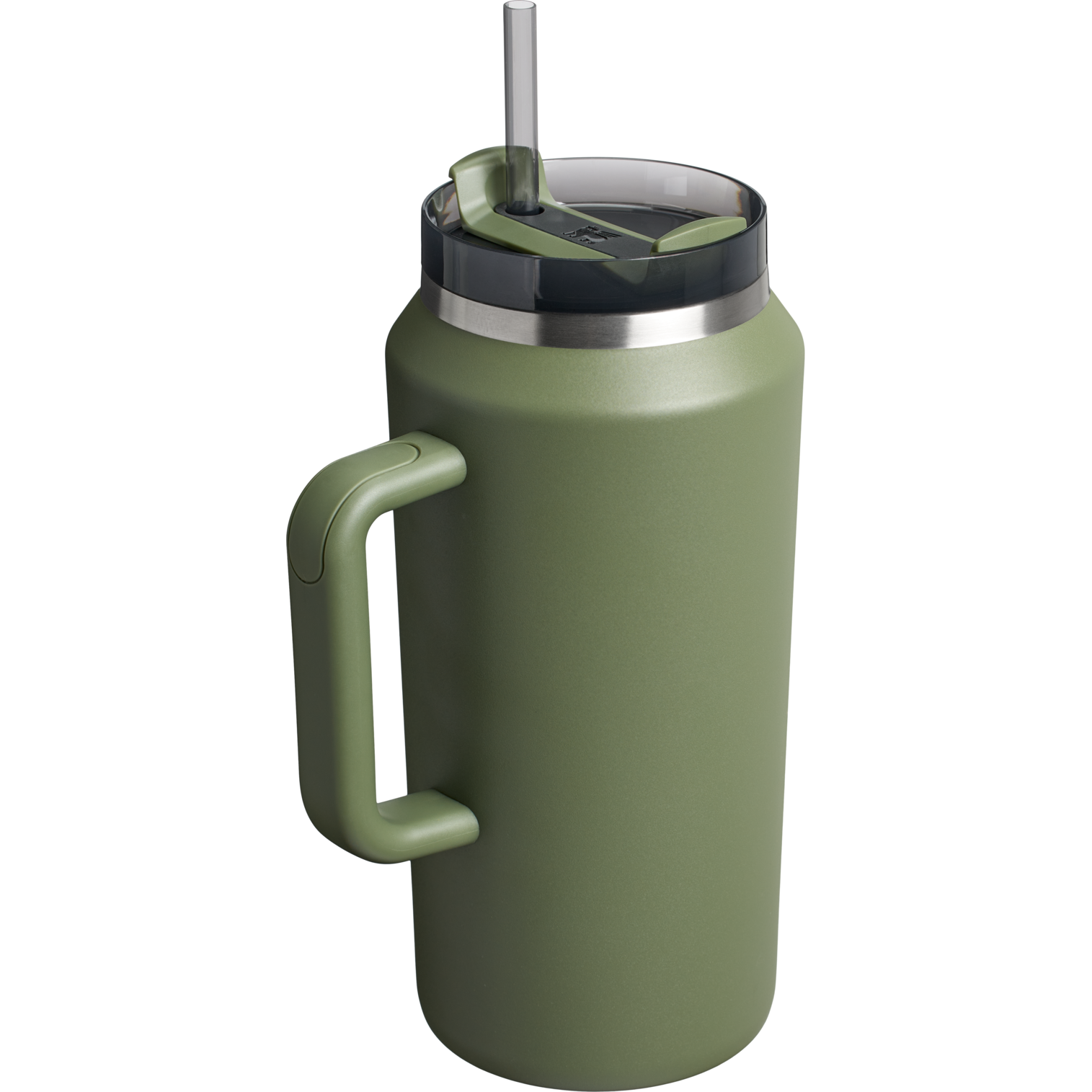 Stanley 64 OZ Stainless Steel Tumbler With Straw In Dried Pine Green