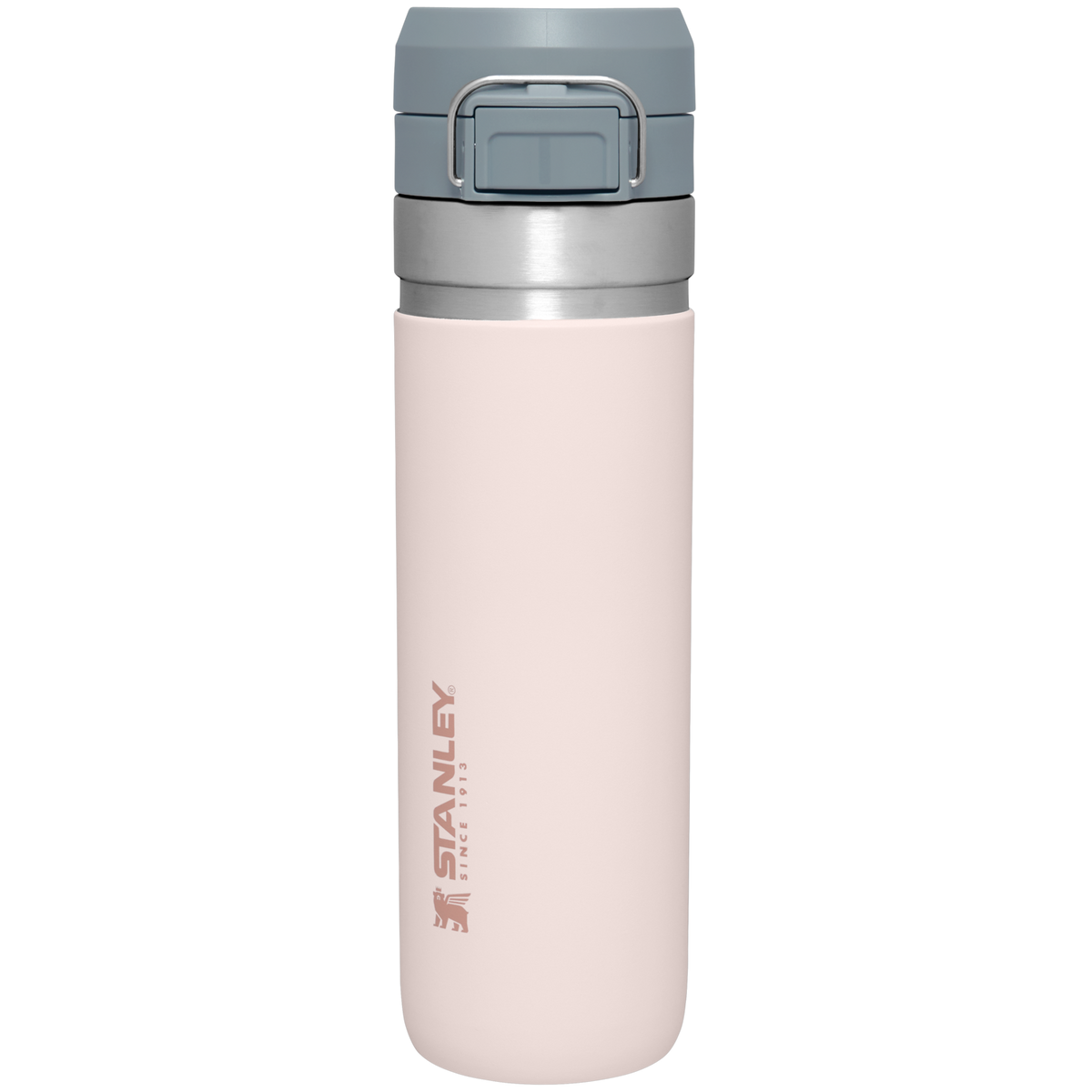 Stanley 24 OZ Quick Flip GO Bottle In Rose Quartz Pink
