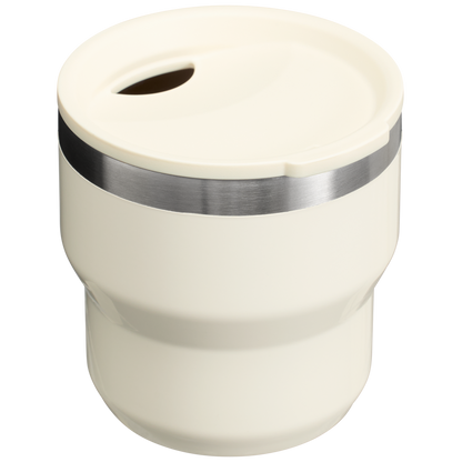 Stanley Stackable Stay Hot Stacking cup 10 oz with lid in Cream Gloss