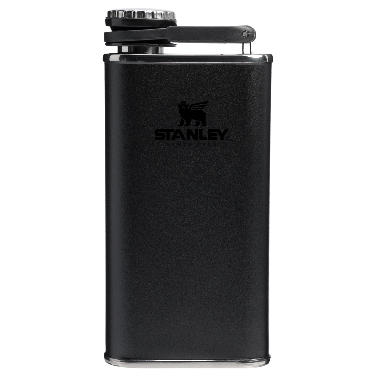 Stanley 8 OZ Easy Fill Wide Mouth Hip Flask In Black