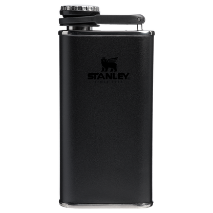 Stanley 8 OZ Easy Fill Wide Mouth Hip Flask In Black
