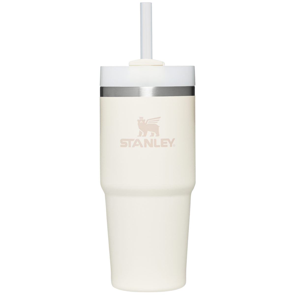Stanley 14 OZ Quencher Tumbler With Straw in Cream