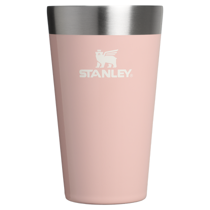 Stanley 16 Oz Stay Chill Stainless Steel Stacking Pint In Peach Whip Pink From The Oasis Collection