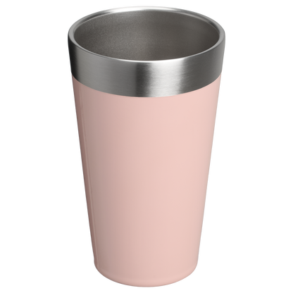 Stanley 16 Oz Stay Chill Stainless Steel Stacking Pint In Peach Whip Pink From The Oasis Collection